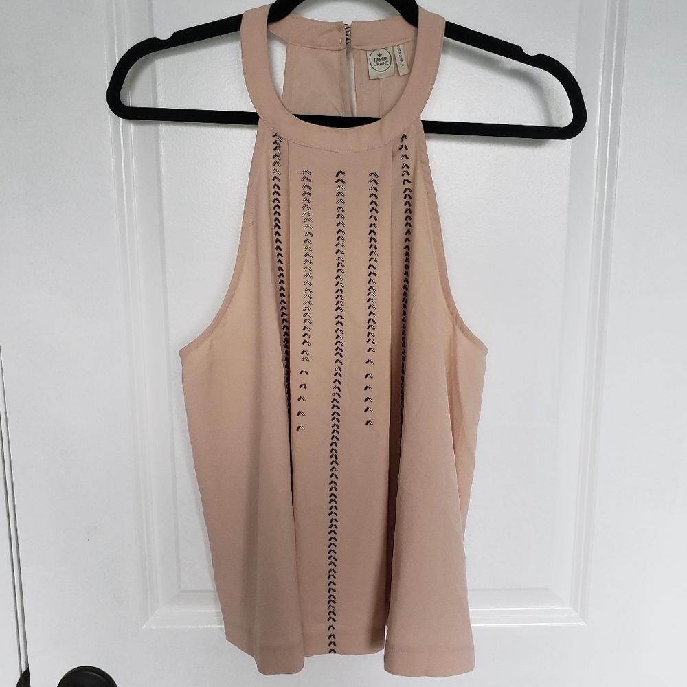 Paper Crane • High Neck Blouse